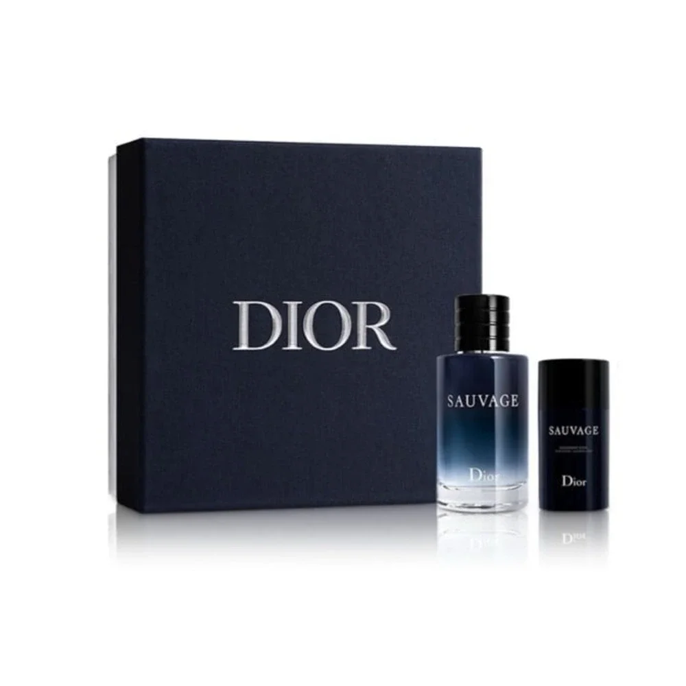 NEW Dior Beauty Cologne Sauvage EDT Deodorant Stick Gift Set Box Spray